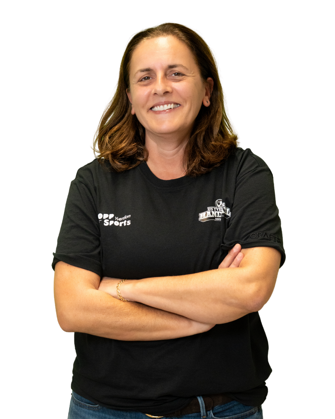 Nadia Mettraux, présidente de l'US Yverdon Handball